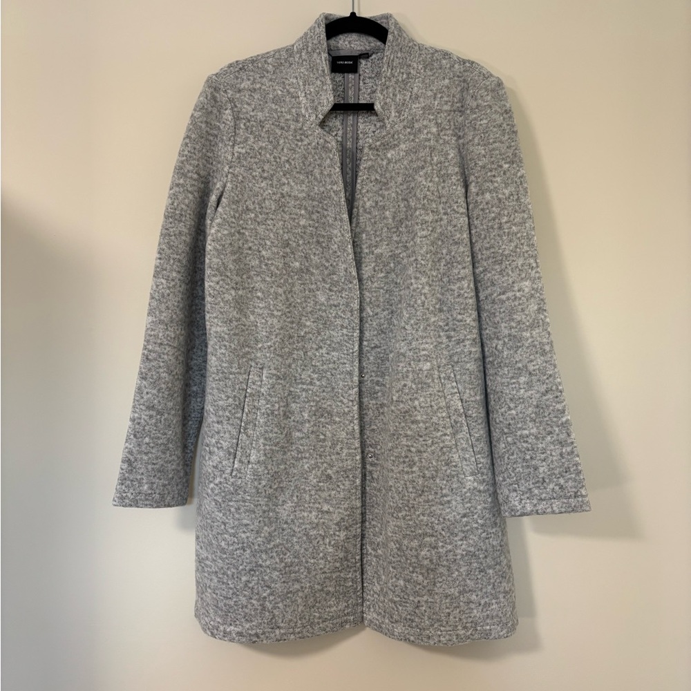 Vero Moda Heather Gray Teddy Jacket
